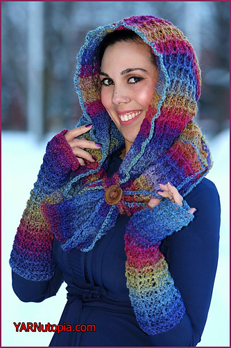 Warm Waffles Hooded Cowl photo 1