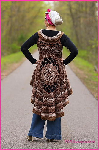 Vår Sol Mandala Vest - YARNutopia