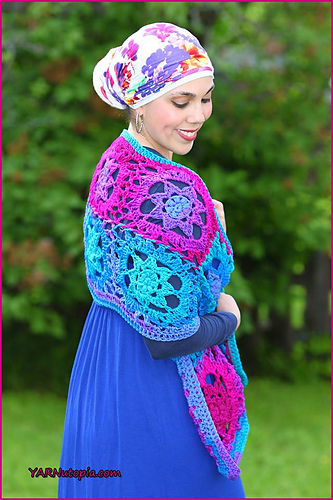 Jewel-Tone Lotus Wrap photo 2