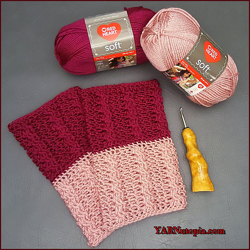 Two Toned Cable Boot Cuffs photo 2