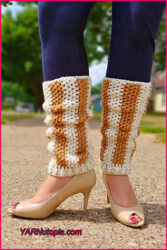 Vertical Striped Leg Warmers photo 1
