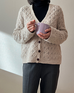 Ravelry: cherry tree Cardigan Adult pattern by modennal made