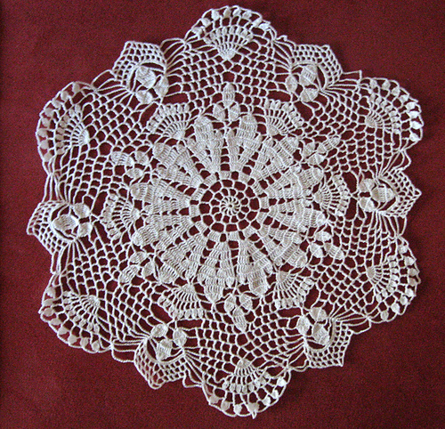 White Sapphire Doily #7655 photo 4