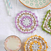 Lacy crochet coasters pattern 