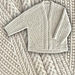 Oversized Aran Cardigan pattern 