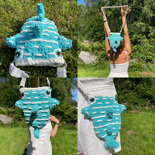 Whale shark phone bag