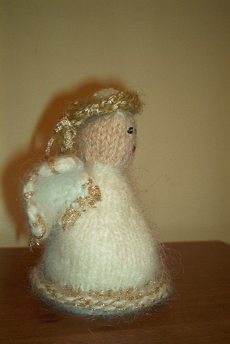 Felted Angel Side View