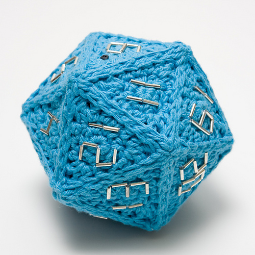 Crochet d20 Die - 