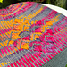 Flowered Diamond Beanie pattern 
