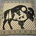 Brutus the Bison mosaic buffalo blanket pattern