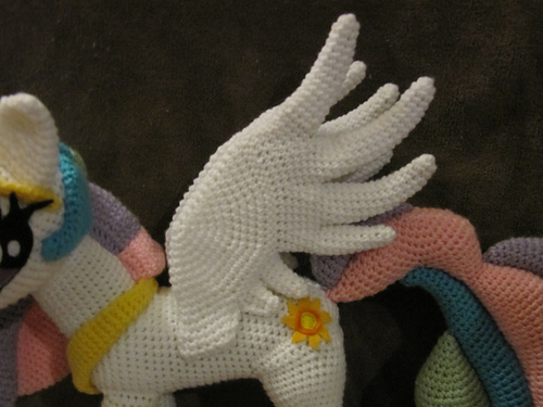 Prinsesse Celestia fra My Little Pony - The Nerdy Knitter