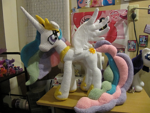 Prinsesse Celestia fra My Little Pony - The Nerdy Knitter