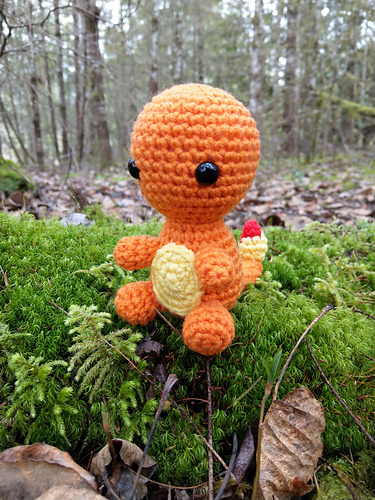 Chibi Charmander Evolusjon - The Nerdy Knitter