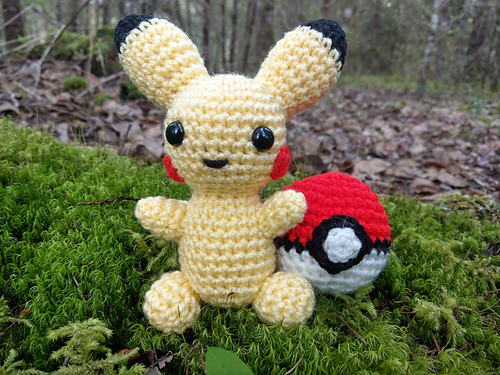 Chibi Pikachu Evolution - The Nerdy Knitter
