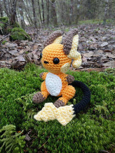 Chibi Pikachu Evolution - The Nerdy Knitter