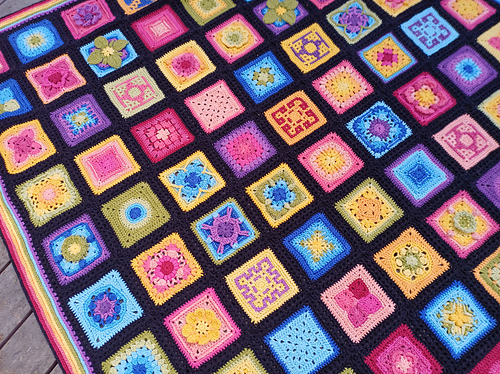 Granny I Shrank Your Squares CAL - Hooked on Sunshine