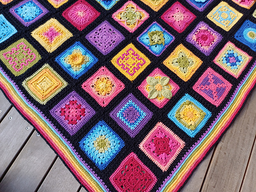 Granny I Shrank Your Squares CAL - Hooked on Sunshine