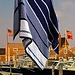 Nautical Striped Shawl pattern 