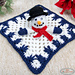 Snowman Lovey pattern 
