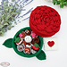 14-in-1 Chocolate Praline Rose Gift Box pattern