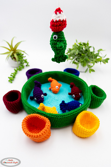 Magnetic Fishing Game Crochet Pattern