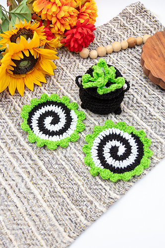 Cauldron Spiral Coaster Set