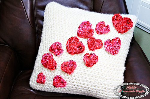 Pillow Case with Flying Hearts photo 4