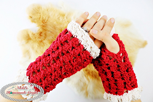 Lacy Silk Fingerless Gloves photo 4