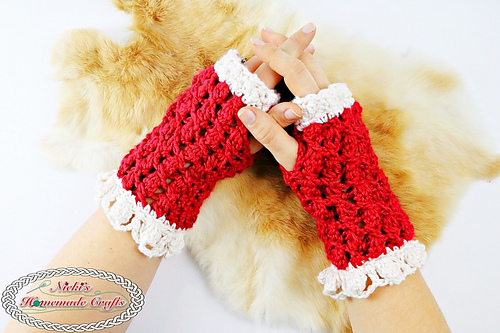 Lacy Silk Fingerless Gloves photo 7