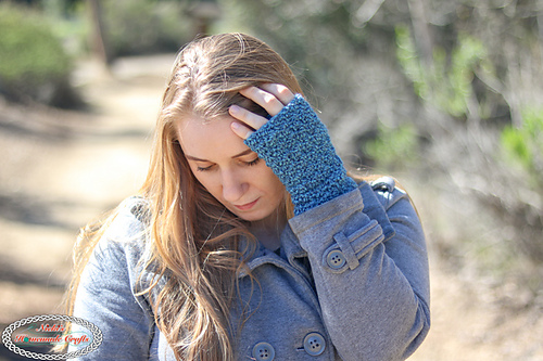 Lemon Peel Fingerless Gloves photo 3