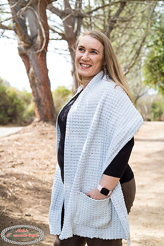 shawl with hoodie