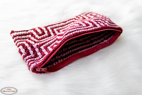 Illusion Squares Mosaic Pouch photo 7