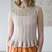 L Lace Frill Top pattern 