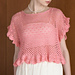 p.26 Pink Filet Pullover pattern 