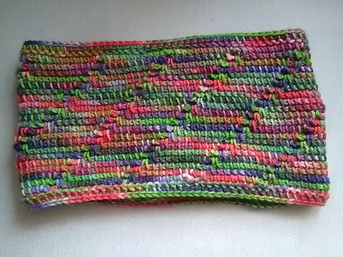 Spiral Tunisian Cowl photo 4