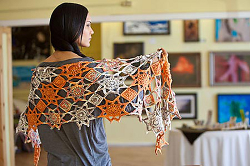 Ravelry: Bistro Lace Stole pattern by Daniela Nii