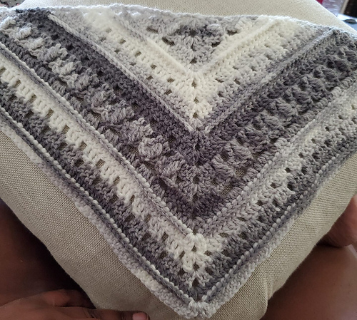 Ravelry: Pearl In Shell Shawl pattern by Nikolett Corley Designs
