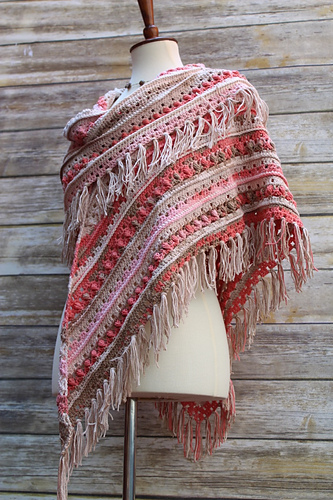 Ravelry: Pearl In Shell Shawl pattern by Nikolett Corley Designs