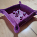 Felted Dice Trays pattern
