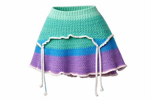 Overlap Bustle Skirt