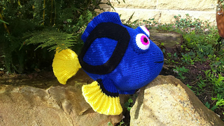 Ravelry: Dory Blue Tang Fish pattern by Nicola Riley