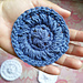 Puff Puff Face Scrubbies pattern 