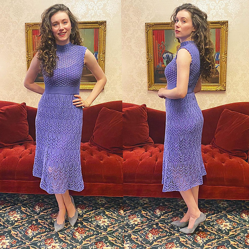 #21 Lace Dress - byNolaLouiseKnits