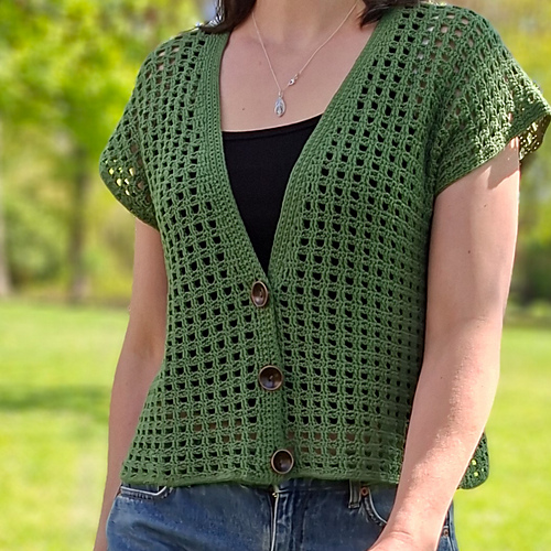 Summer Mesh Cardigan/Top