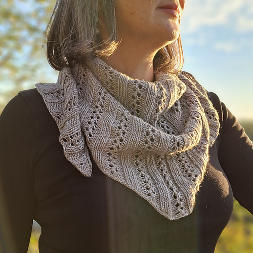 Silver Waves Shawl
