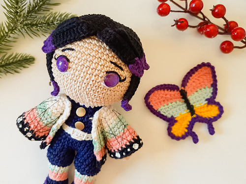 Shinobu Kocho Amigurumi - Thamires Kaled
