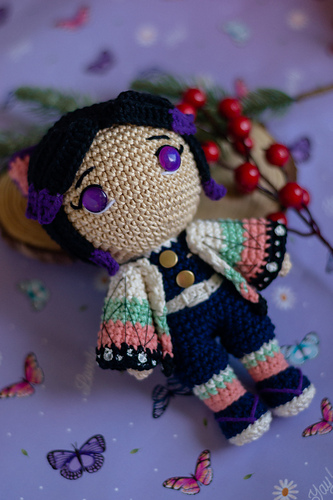 Shinobu Kocho Amigurumi - Thamires Kaled