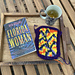 Florida Woman Literary Square pattern 