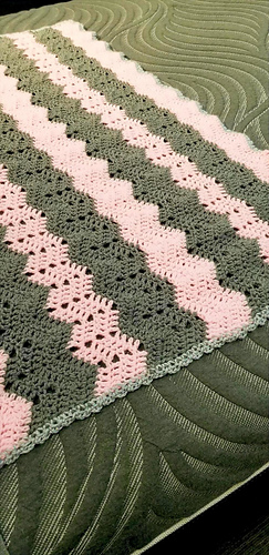 Easy, relaxing stitches that work up beautifully with a 6.50 mm hook.