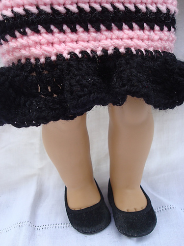 Frilly Sweater Dress for 18 inch doll photo 5